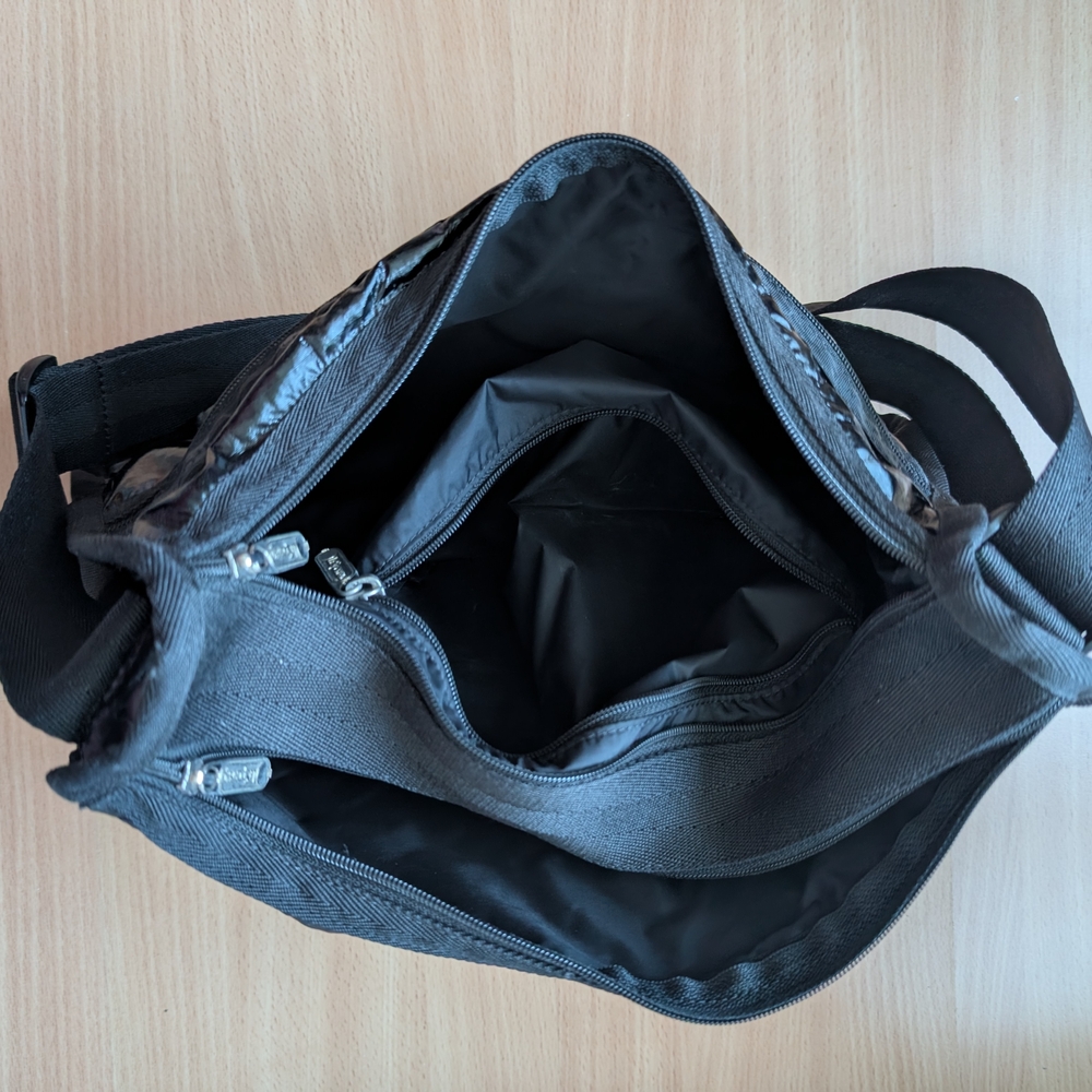 Black and Gray Crossbody Bag - Picture 6 of 9